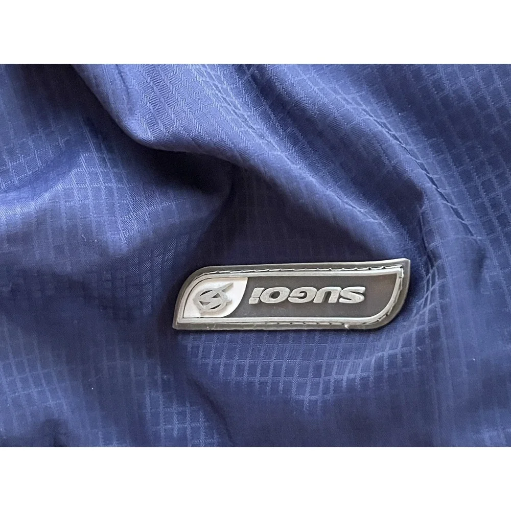 Sugoi‎ Men's L Blue/Black Breathable Cycling Jersey  Racing Wind Breaker Jacket